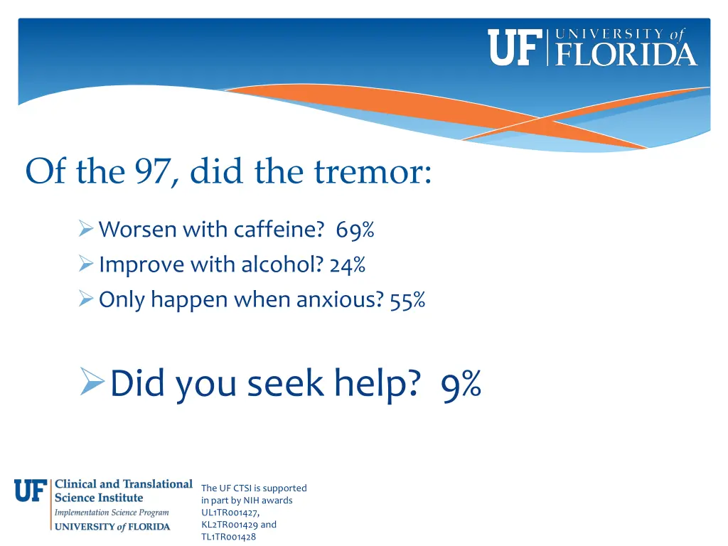 of the 97 did the tremor