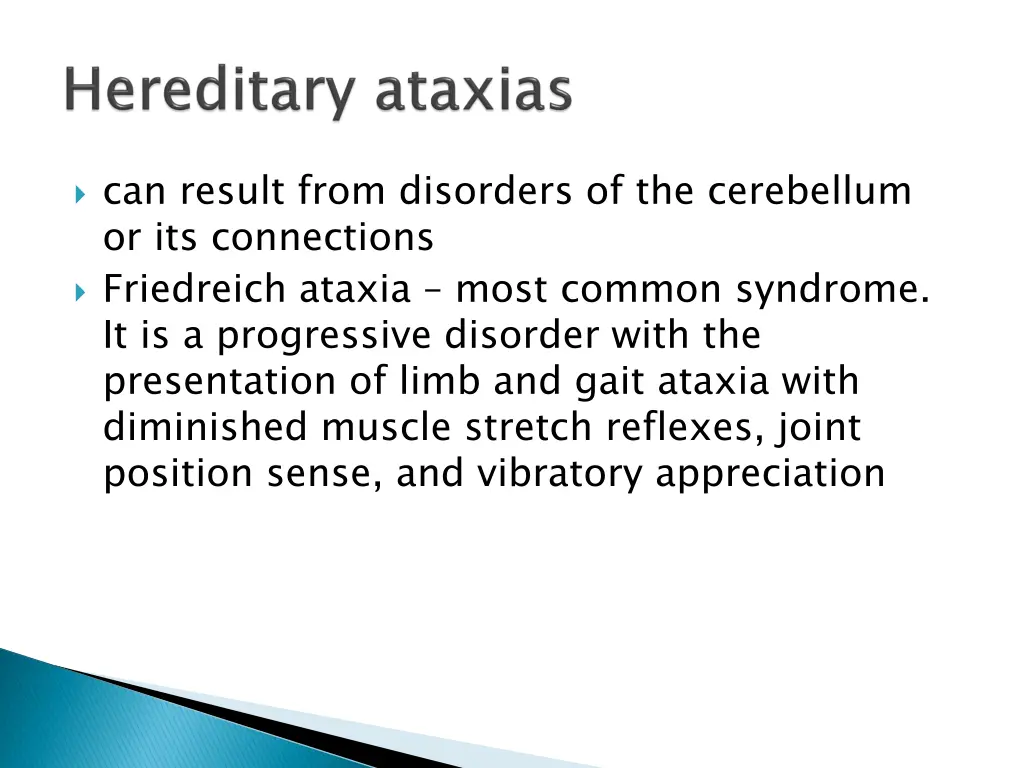 can result from disorders of the cerebellum