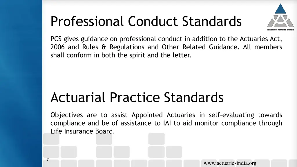 professional conduct standards