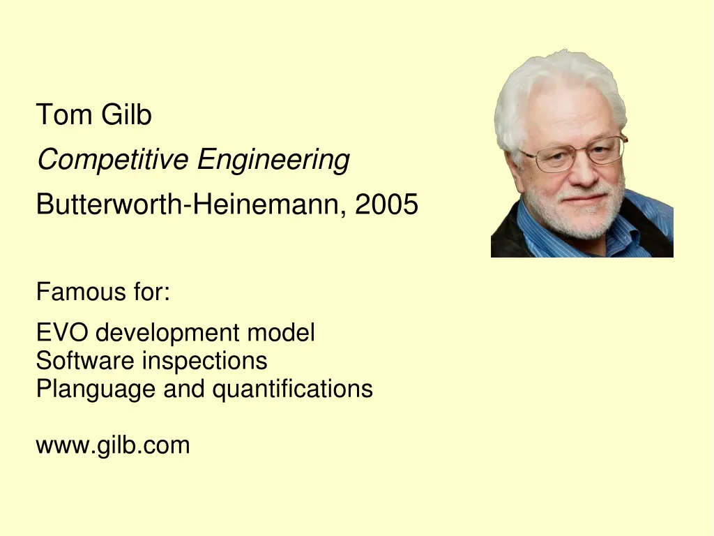 tom gilb competitive engineering butterworth