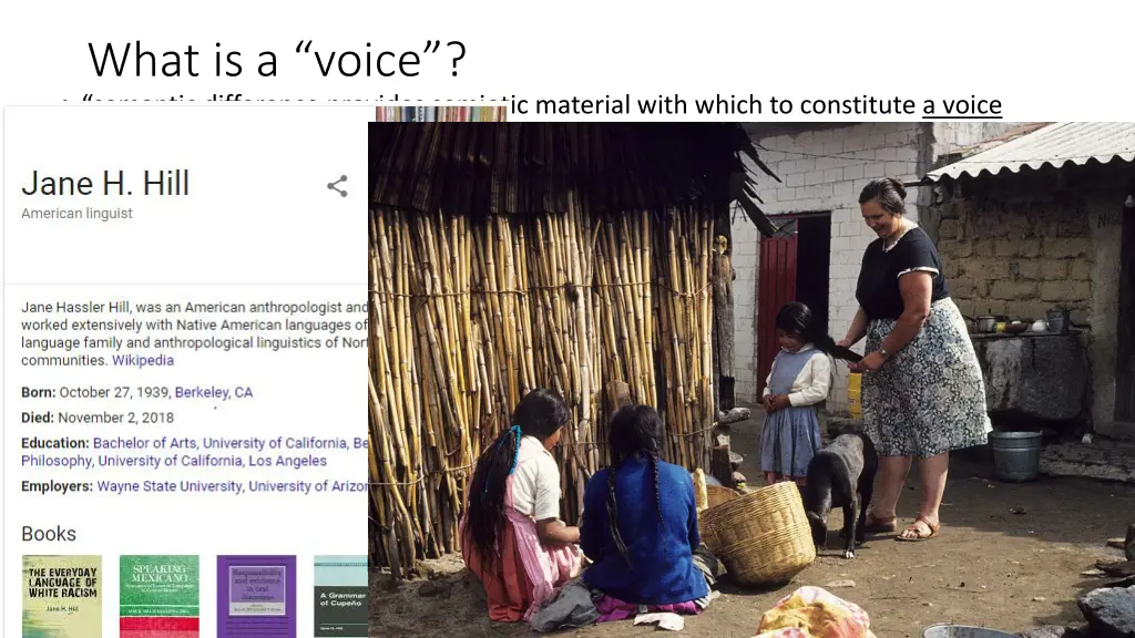 what is a voice semantic difference provides