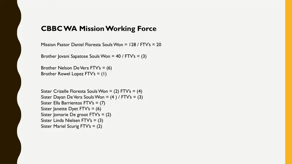 cbbc wa mission working force