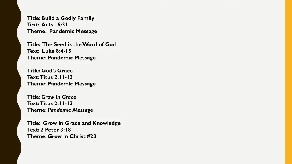 title build a godly family text acts 16 31 theme