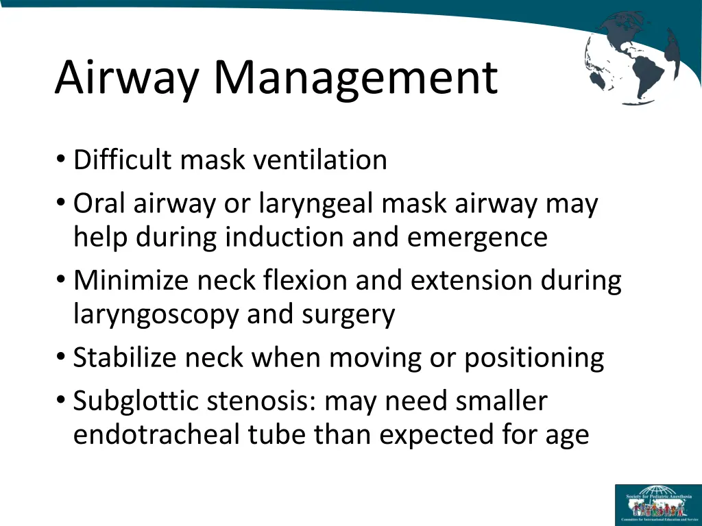 airway management