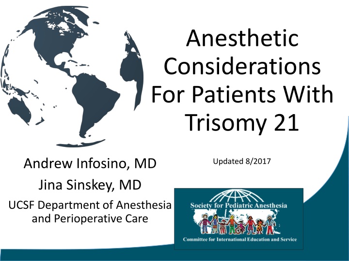 anesthetic considerations for patients with