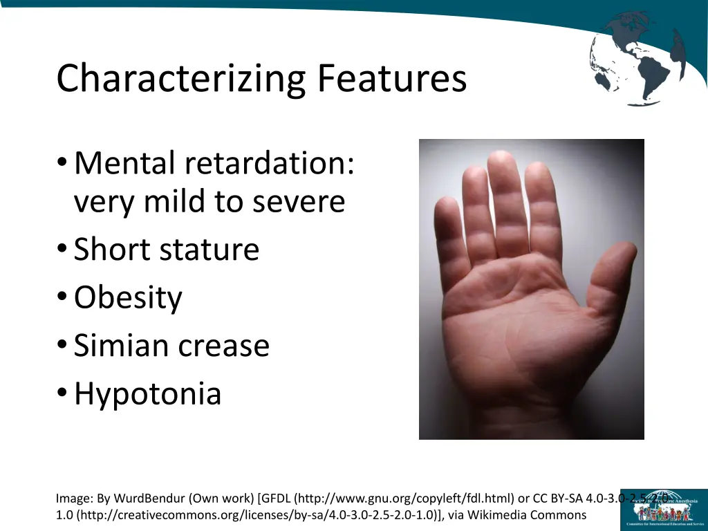characterizing features