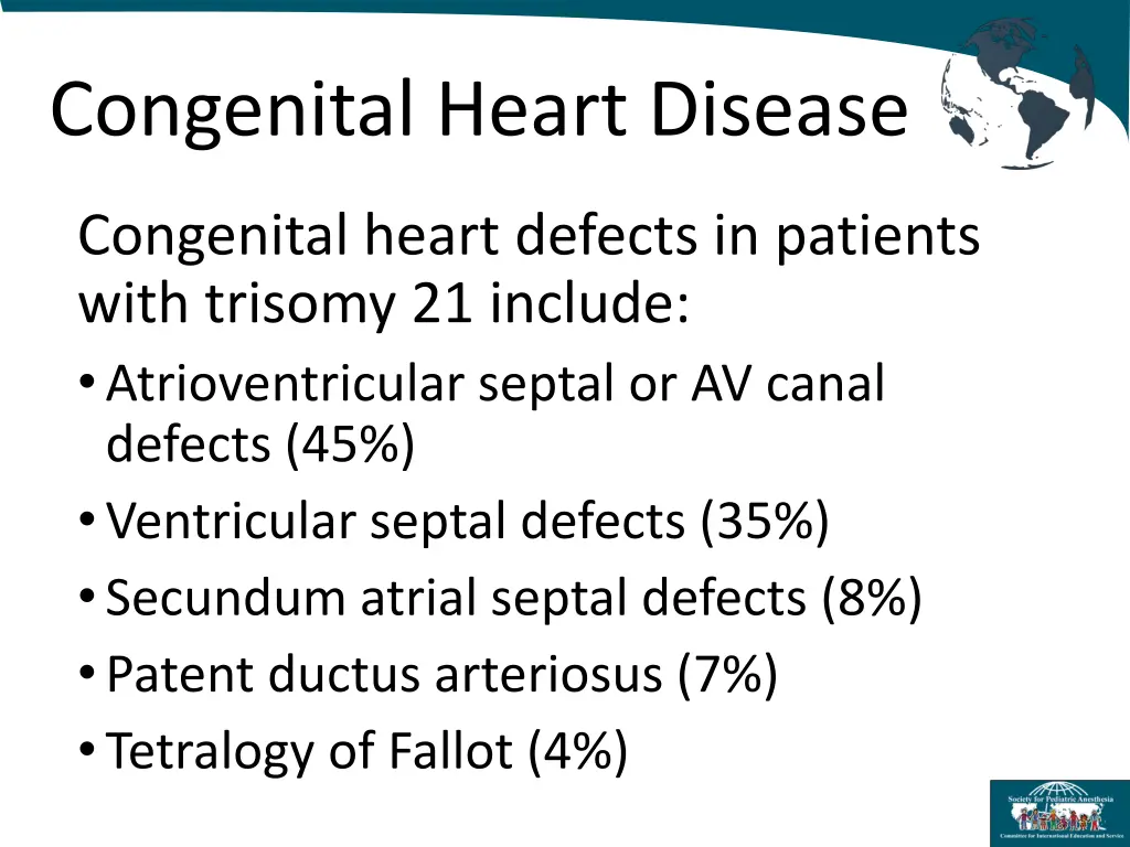 congenital heart disease