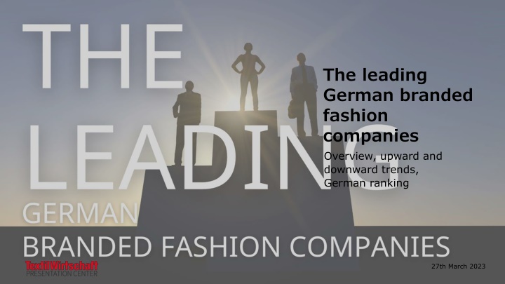 the leading german branded fashion companies