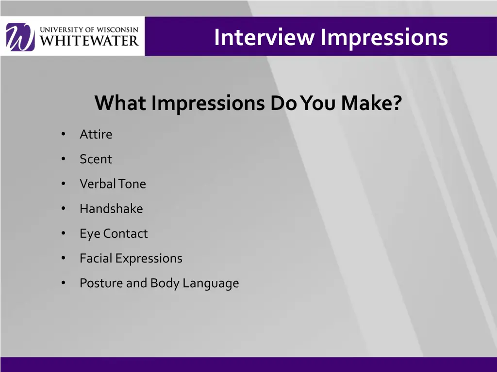 interview impressions 1