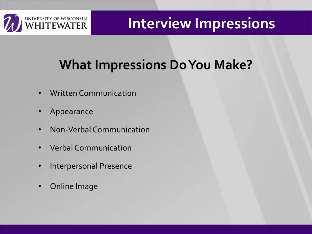 interview impressions