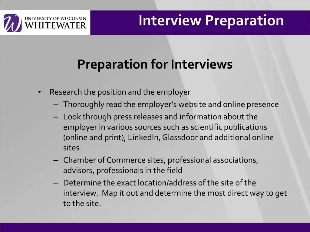interview preparation 1
