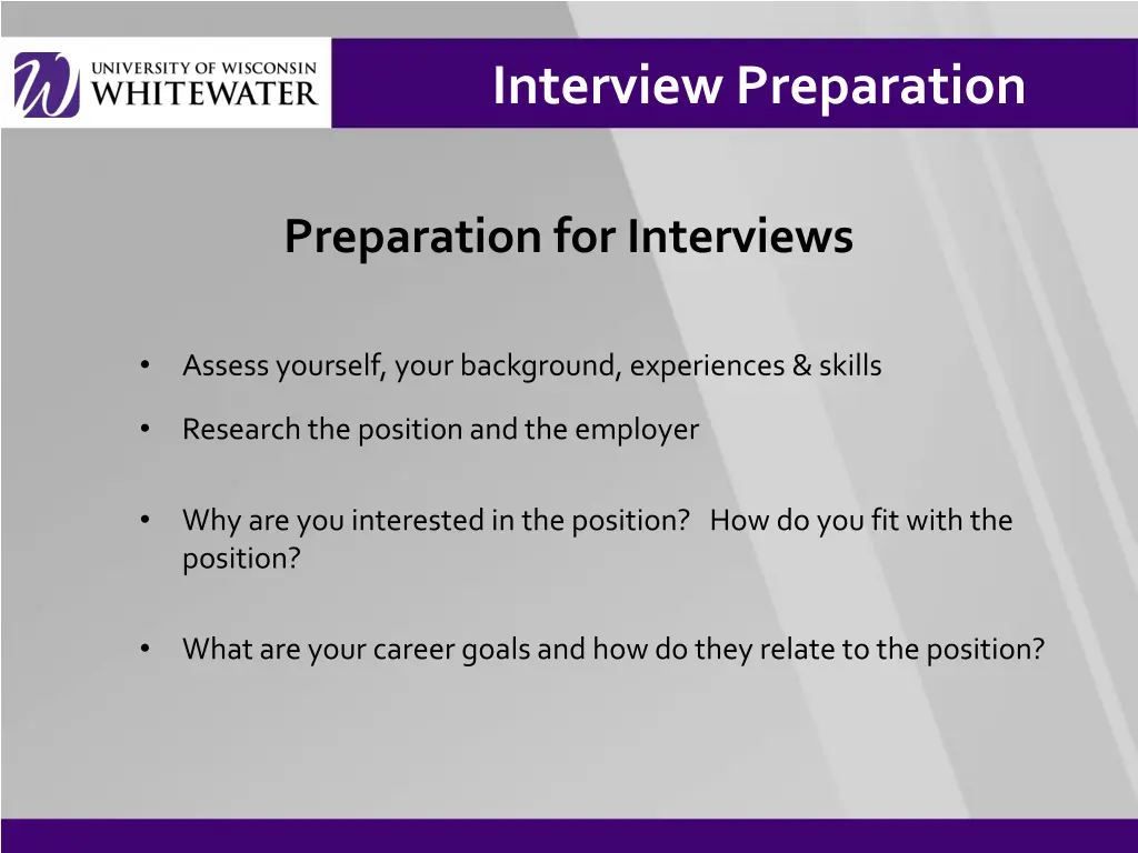 interview preparation