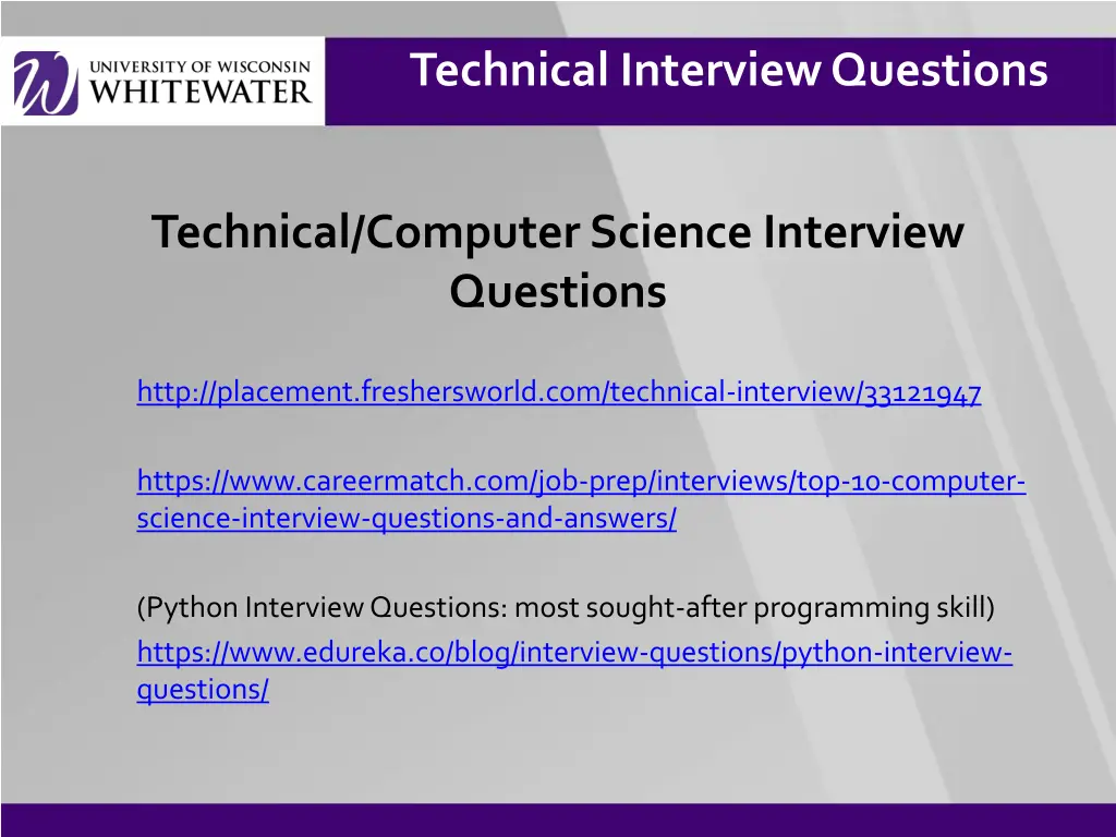 technical interview questions
