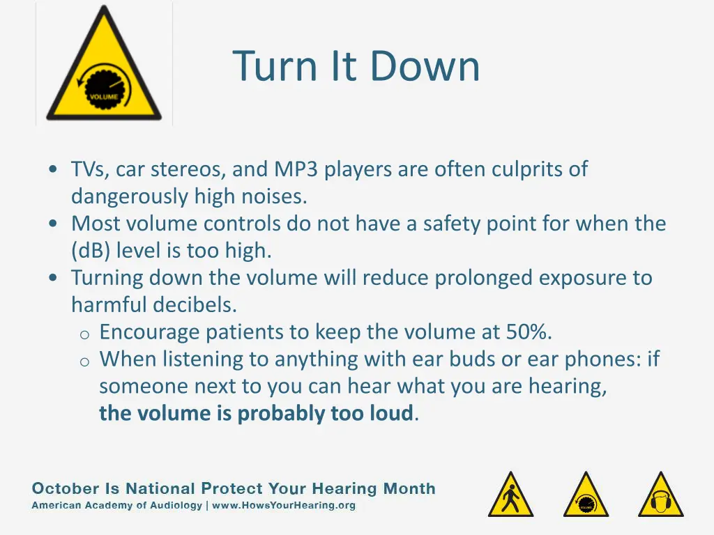 turn it down