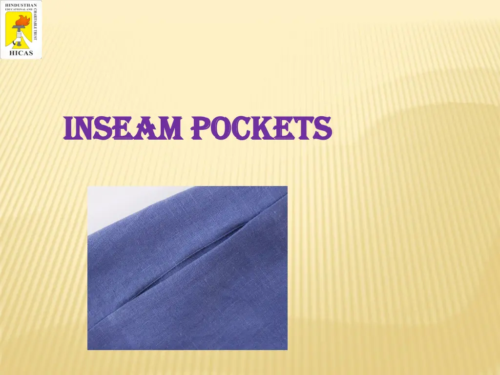inseam pockets inseam pockets