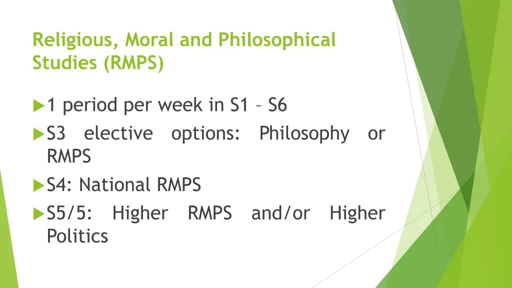 religious moral and philosophical studies rmps