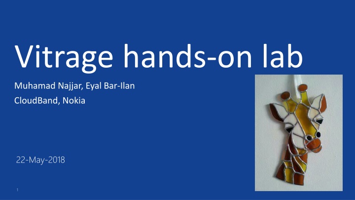 vitrage hands on lab