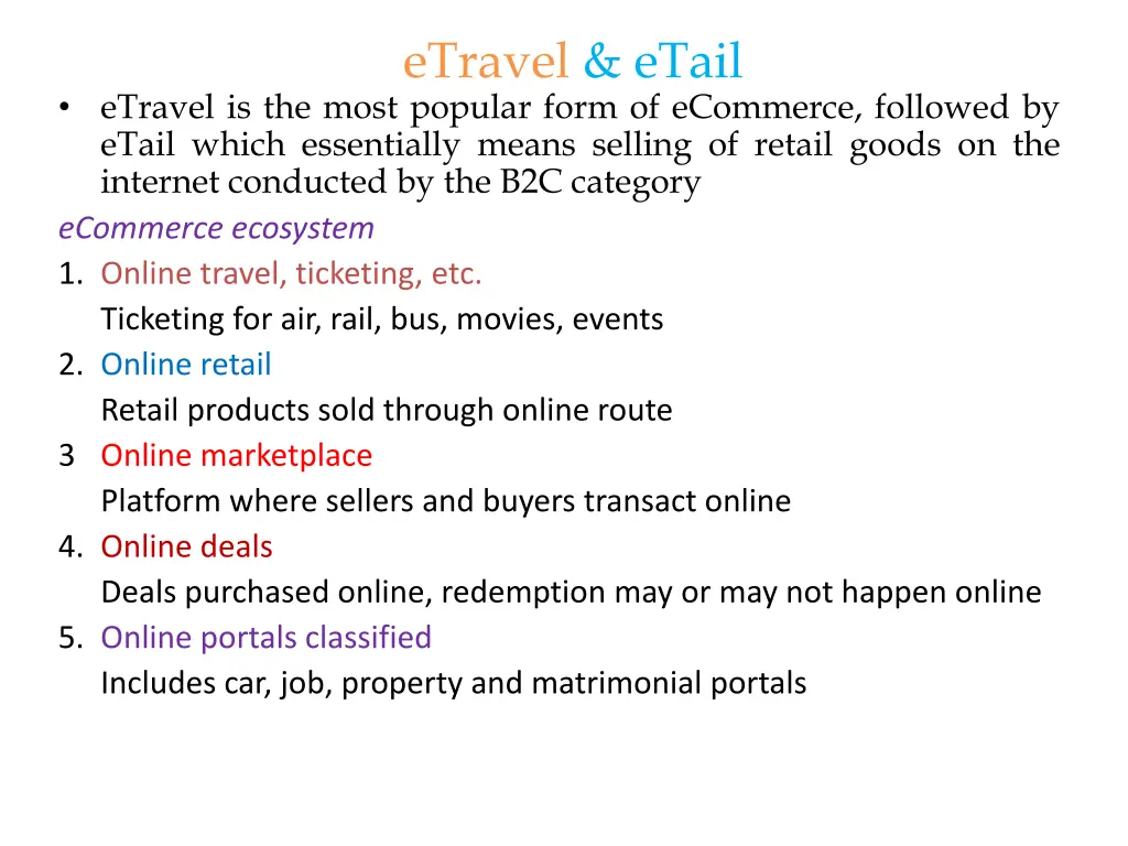 etravel etail