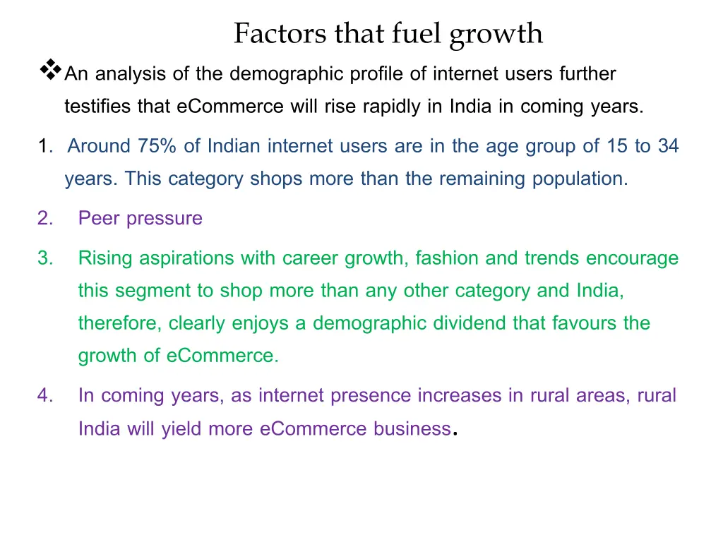 factors that fuel growth