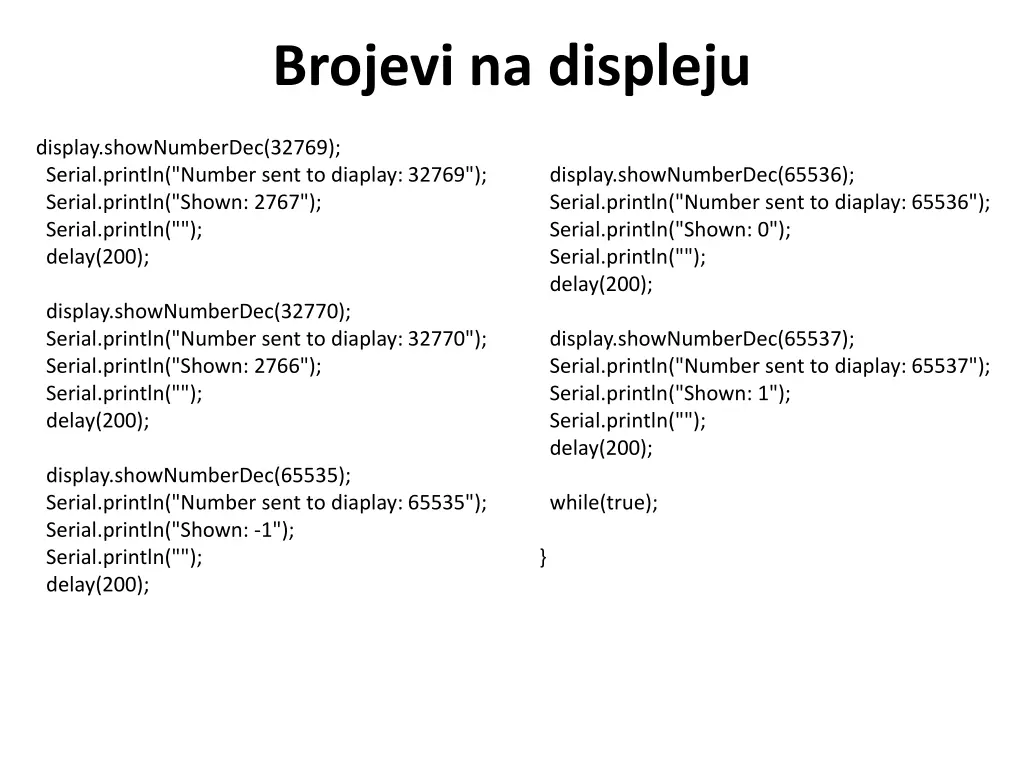 brojevi na displeju 1