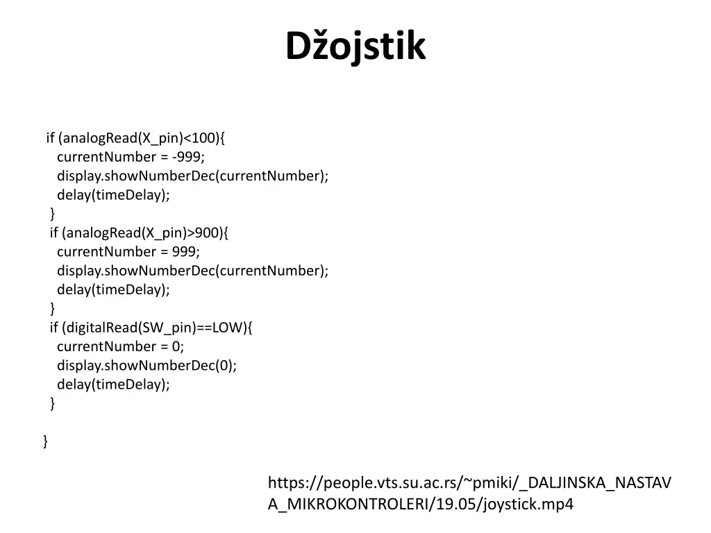 d ojstik 1