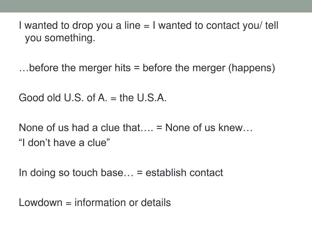 i wanted to drop you a line i wanted to contact