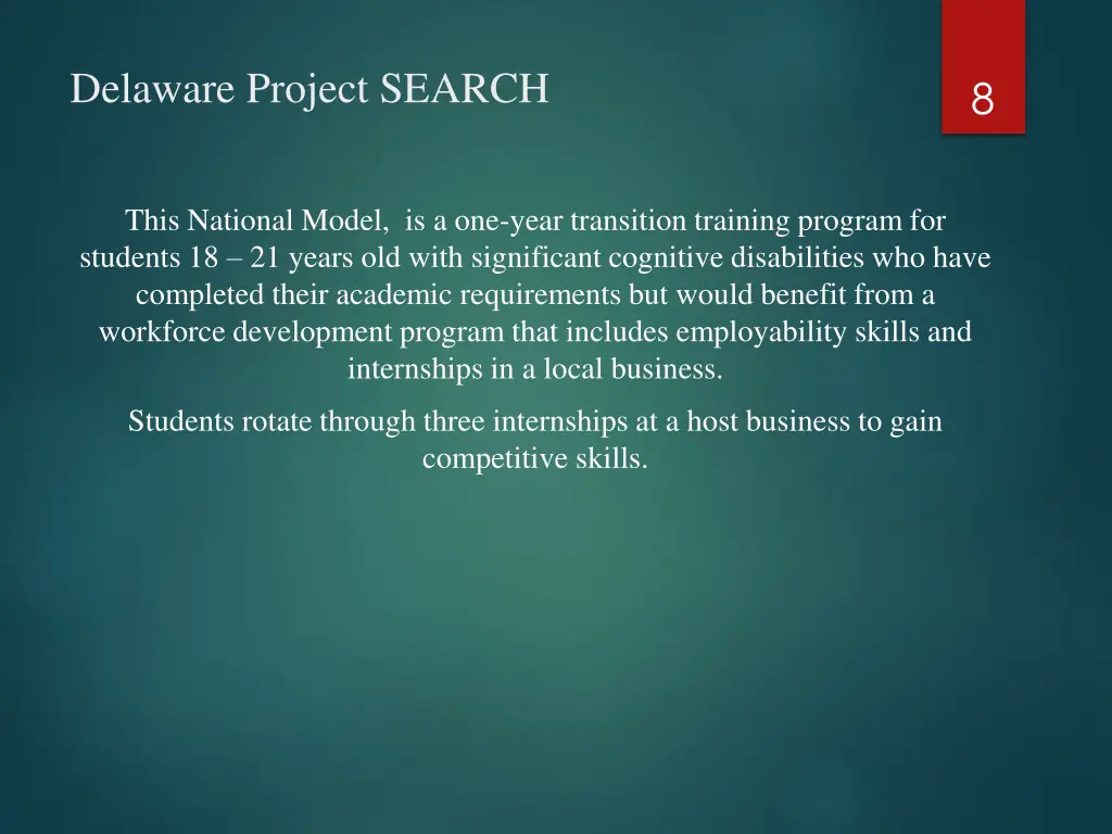 delaware project search