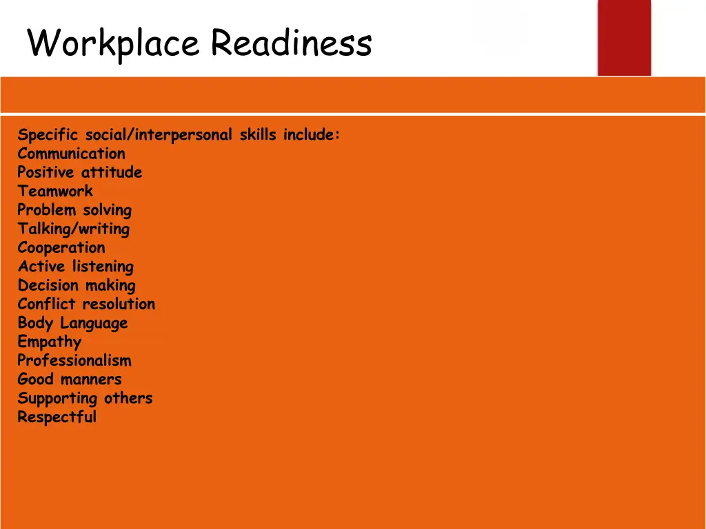 workplace readiness