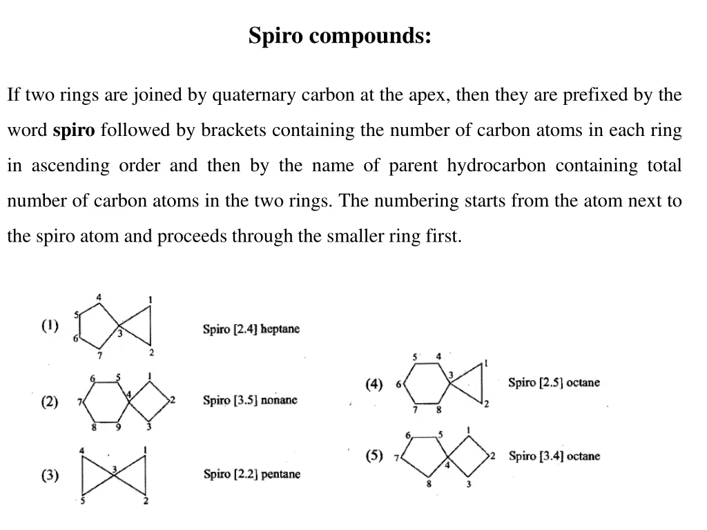 spiro compounds