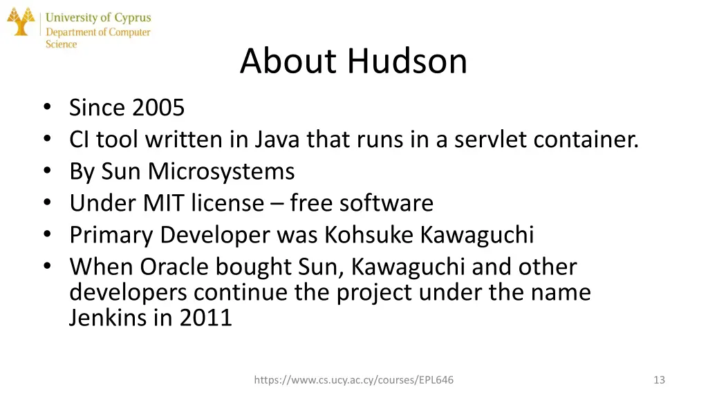 about hudson