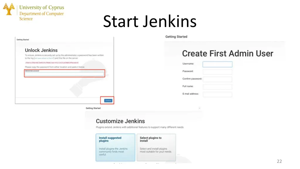 start jenkins