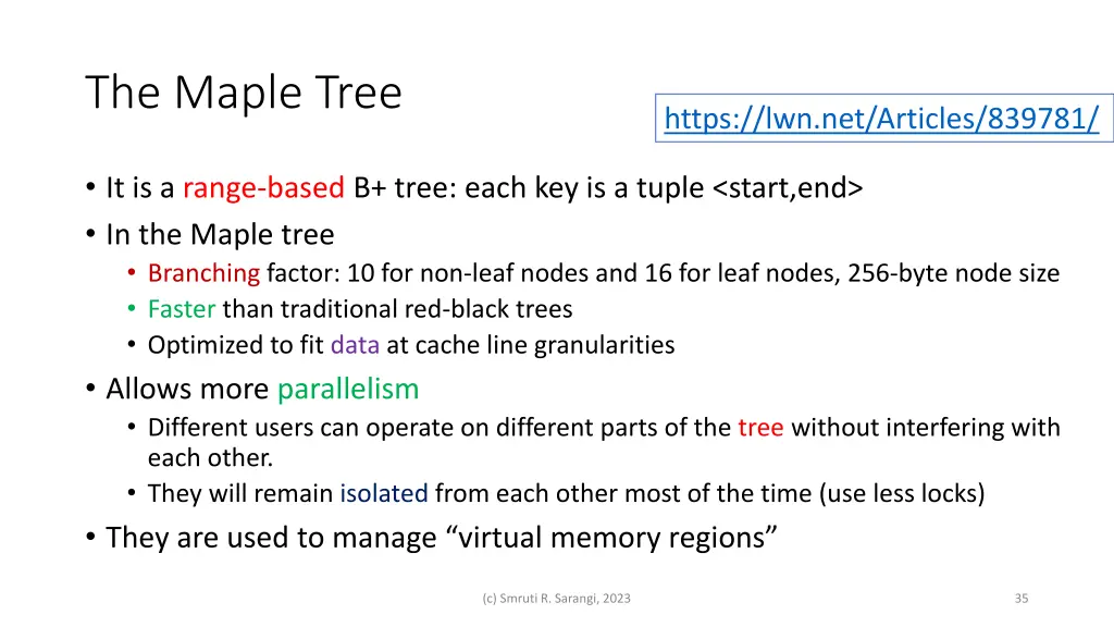 the maple tree 1