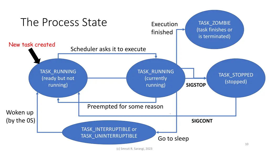 the process state