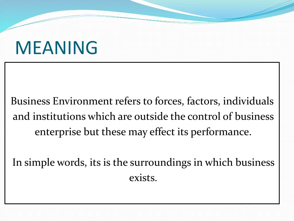 meaning