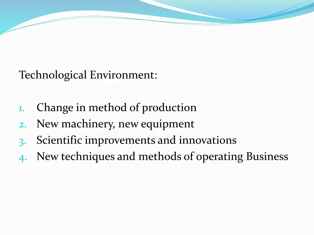technological environment