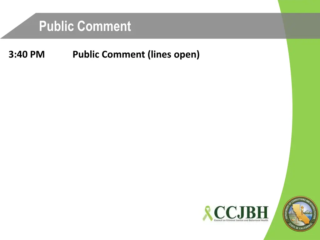 public comment