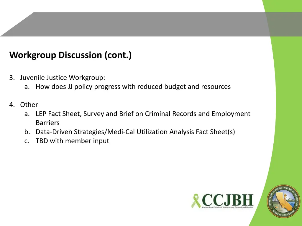 workgroup discussion cont 3