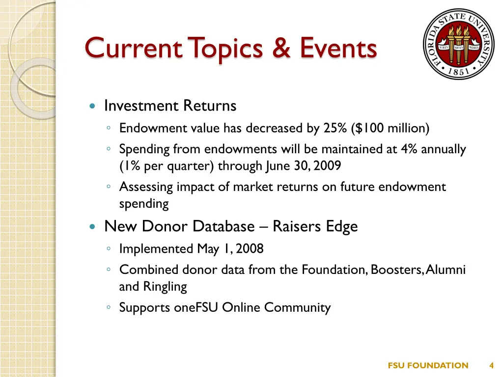 current topics events