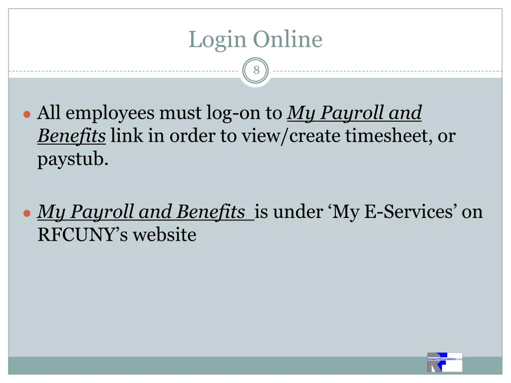 login online