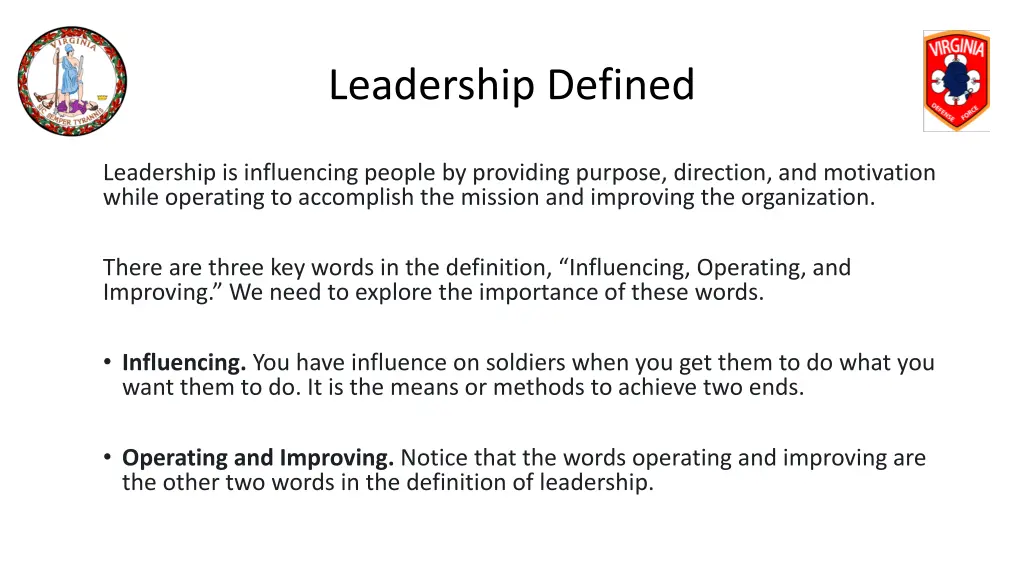 leadership defined