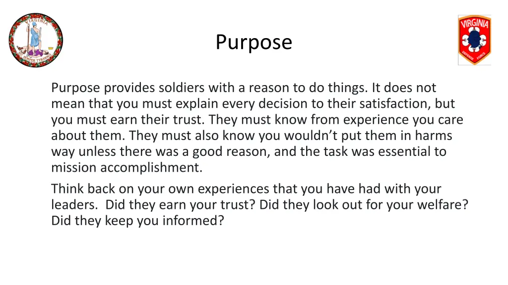 purpose