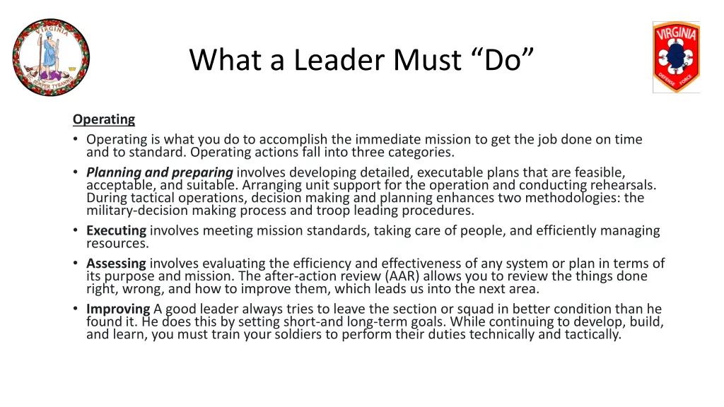 what a leader must do 2