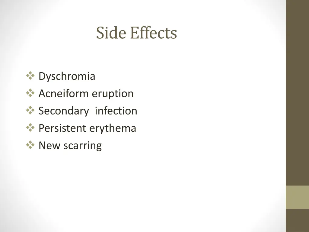 side effects