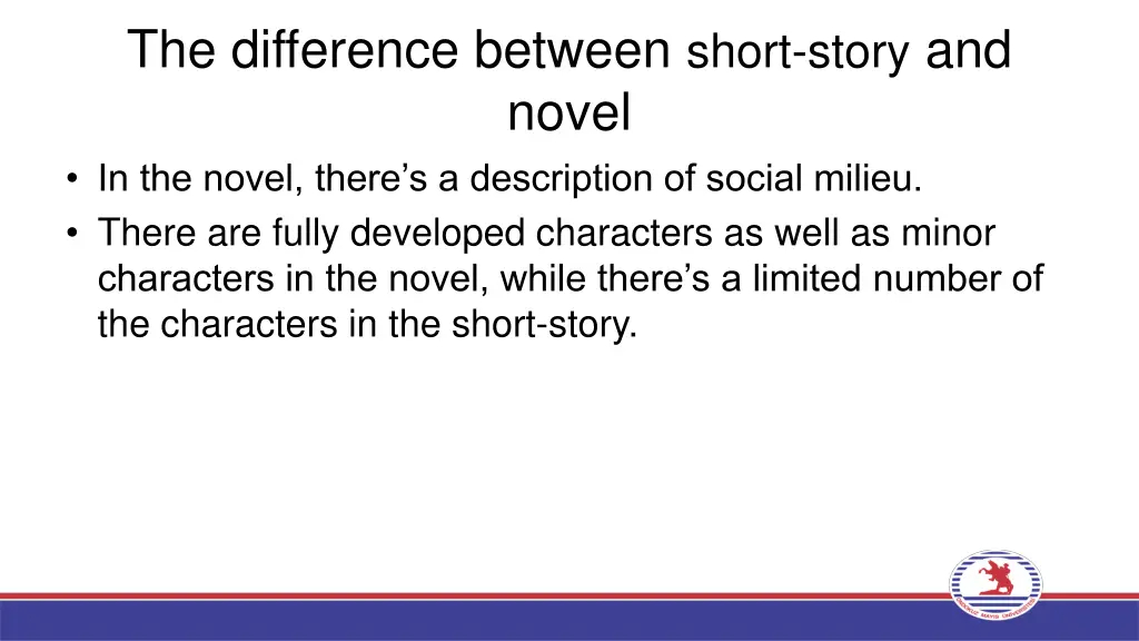 the difference between short story and novel