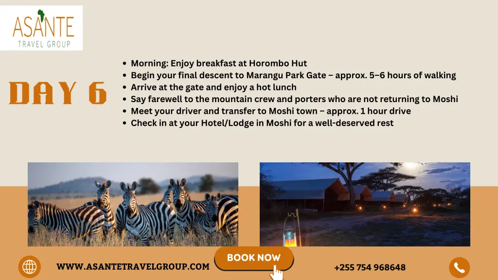 morning enjoy breakfast at horombo hut begin your