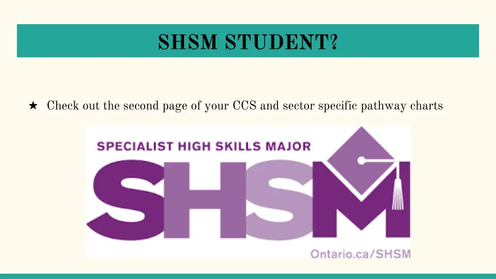 shsm student
