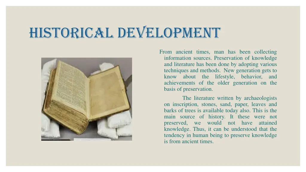 historical development