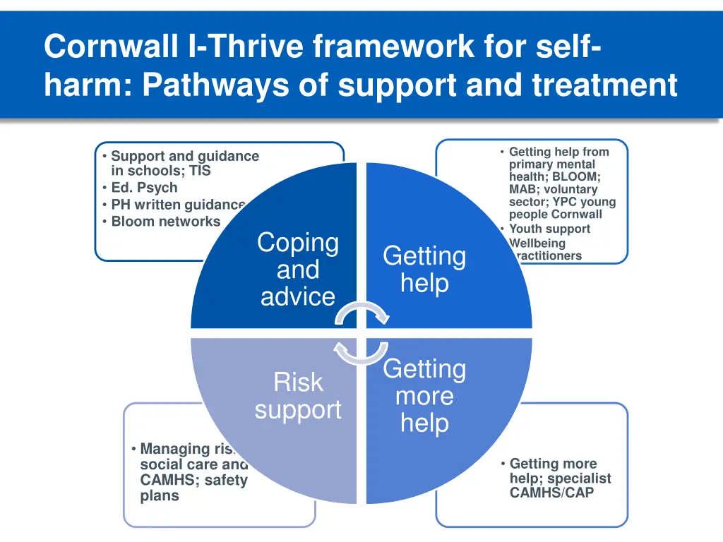 cornwall i thrive framework for self harm