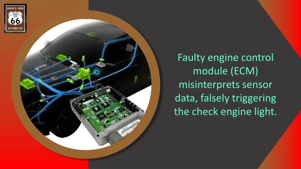faulty engine control module ecm misinterprets