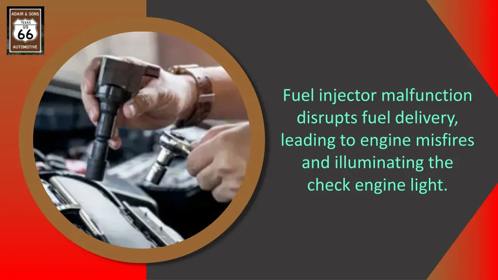 fuel injector malfunction disrupts fuel delivery